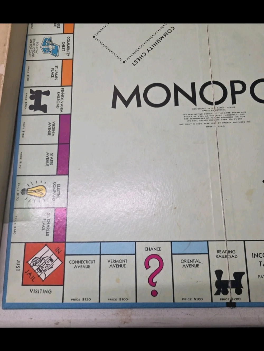 Parker Brothers Monopoly Board Game – Classic Edition (Beige/Red/Green)